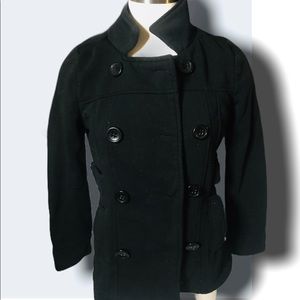 C’EST TOI 
Women’s Black Peacoat